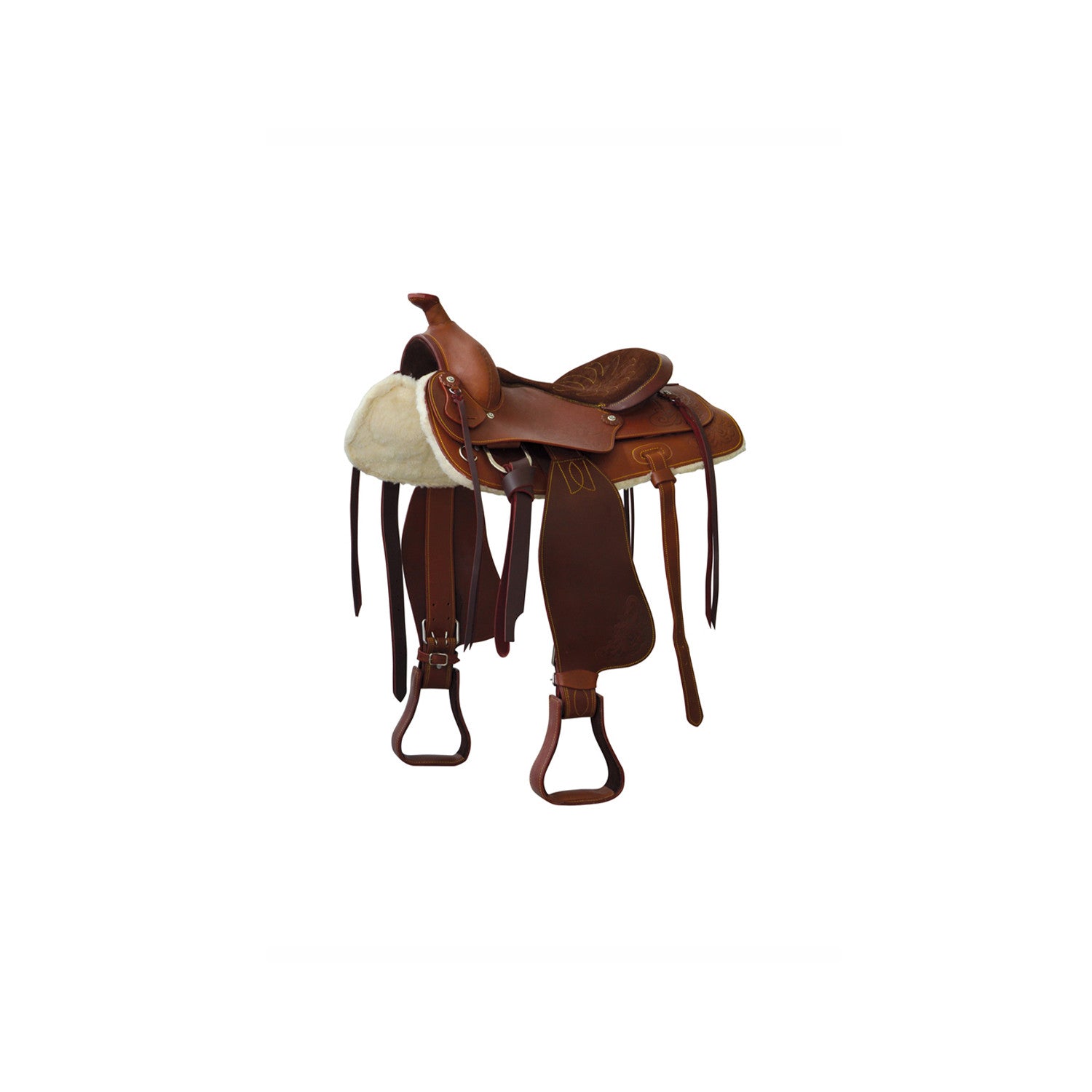 Silla Reiner modelo Prime Quarter Lakota - Marrón