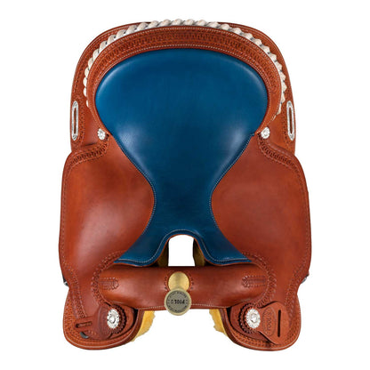 Silla Barrel modelo color 5020 asiento azul Pool's - Coñac
