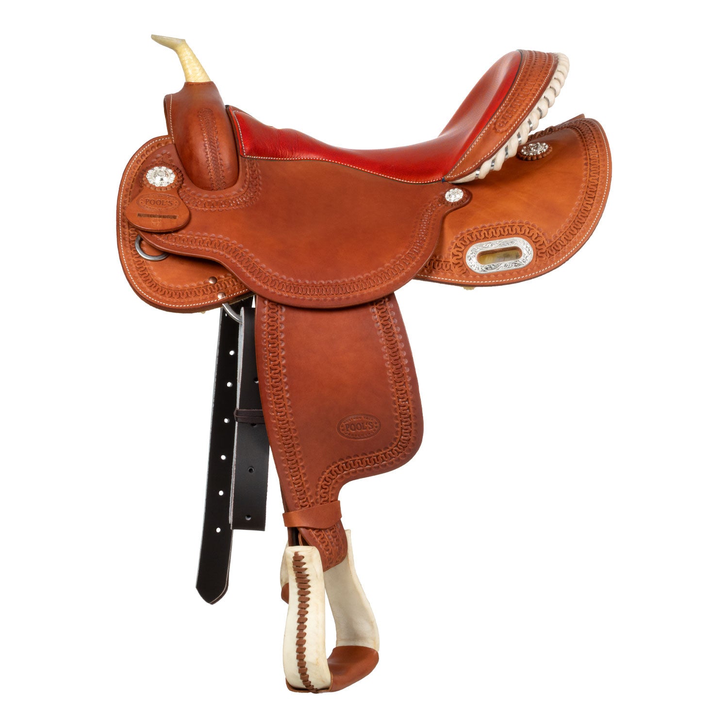 Silla barrel pool modelo color 5020 asiento rojo Pool's - Coñac