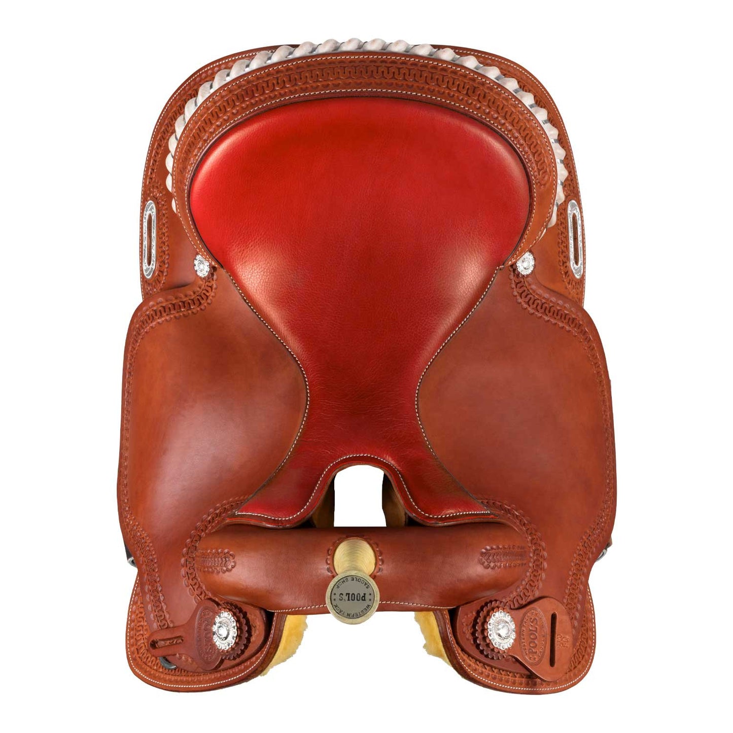 Silla barrel pool modelo color 5020 asiento rojo Pool's - Coñac