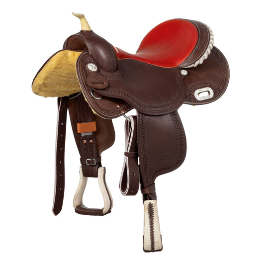 Silla barrel pool modelo color 5020 asiento rojo Pool's