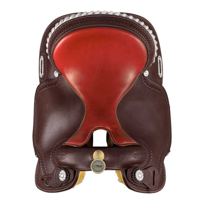 Silla barrel pool modelo color 5020 asiento rojo Pool's - Marrón oscuro