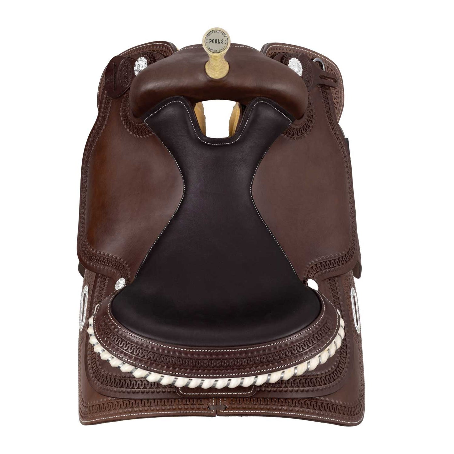 Silla Reiner Pool's Modelo Rawhide 2020 - Marrón oscuro