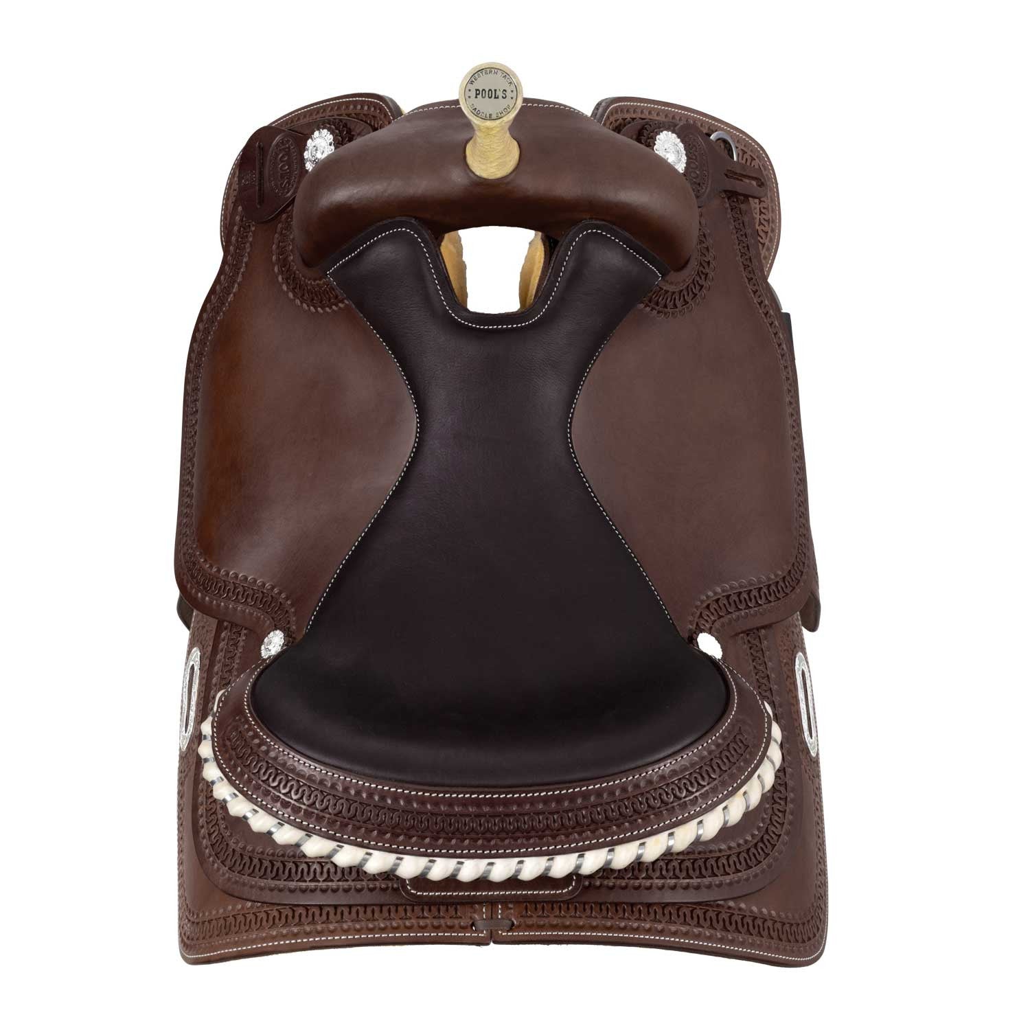 Silla Reiner Pool's Modelo Rawhide 2020 - Marrón oscuro