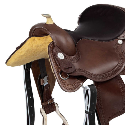 Silla Reiner Pool's Modelo Rawhide 2020 - Marrón oscuro