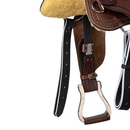 Silla Reiner Pool's Modelo Rawhide 2020 - Marrón oscuro