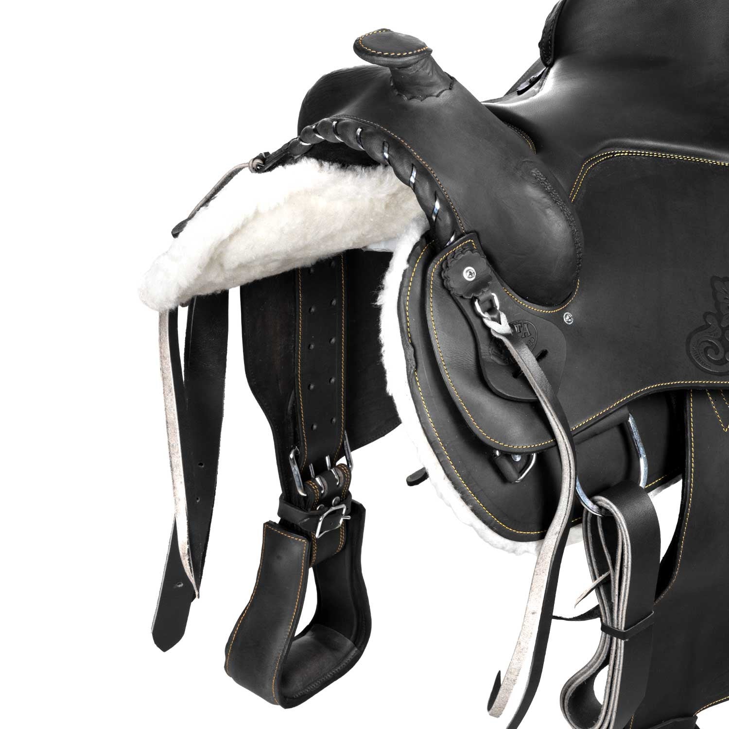 Silla Reiner Lakota modelo silver wire - Negro