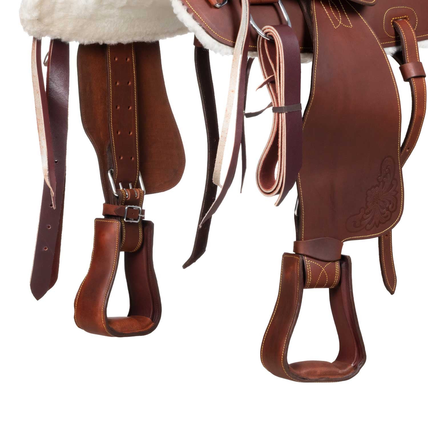 Silla Reiner Lakota modelo silver wire - Marrón