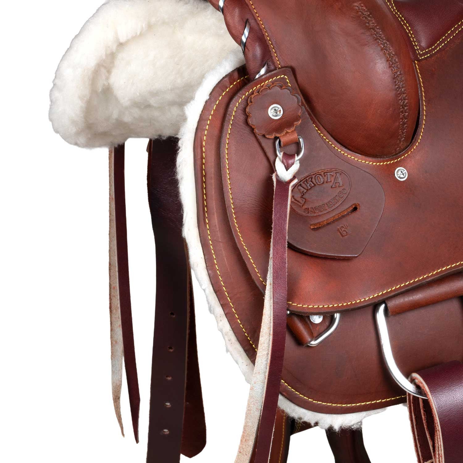 Silla Reiner Lakota modelo silver wire - Marrón