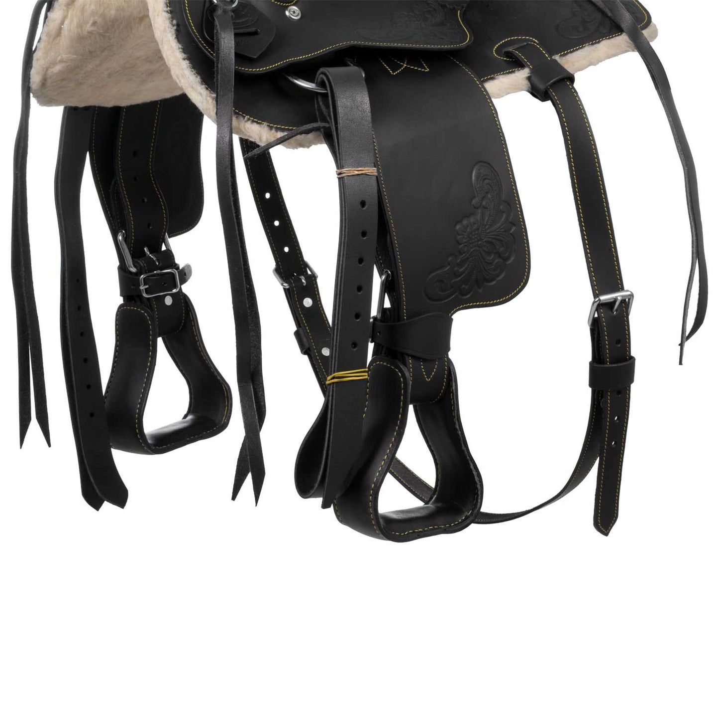 Silla de poni modelo Silver Wire Lakota - Negro