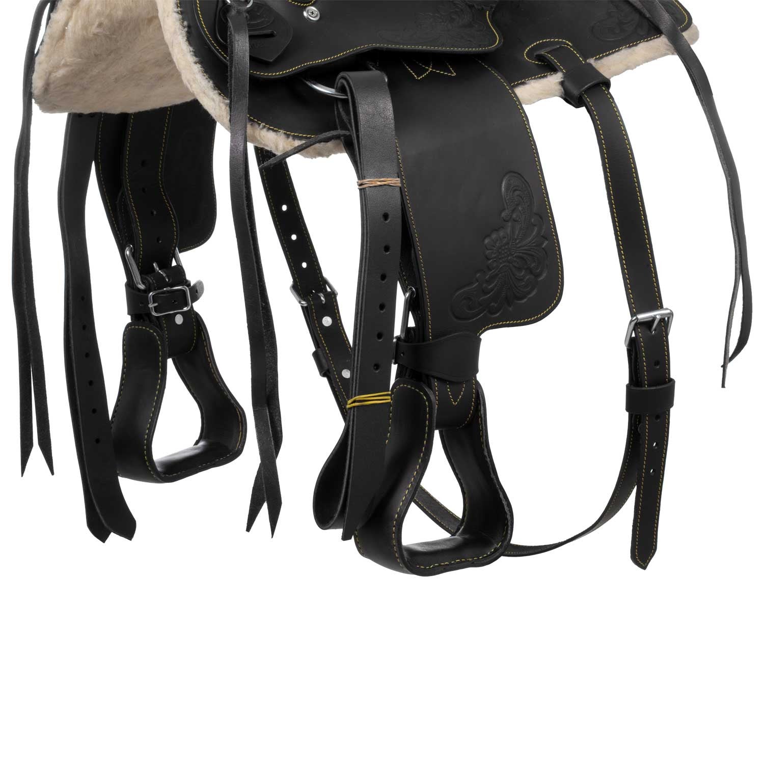 Silla de poni modelo Silver Wire Lakota - Negro