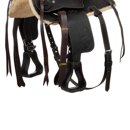 Silla de poni modelo Silver Wire Lakota - Marrón