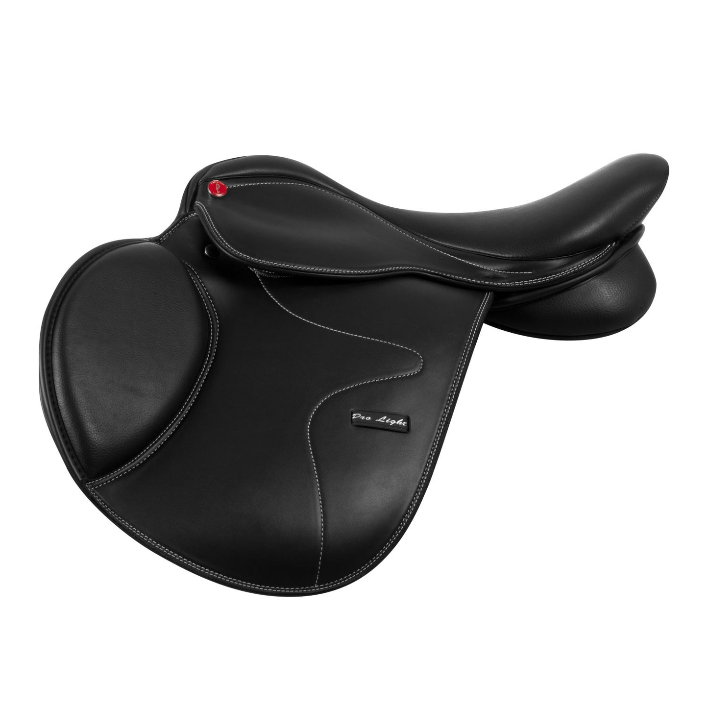 Silla de salto Roma en cuero PU Pro-Light - Negro
