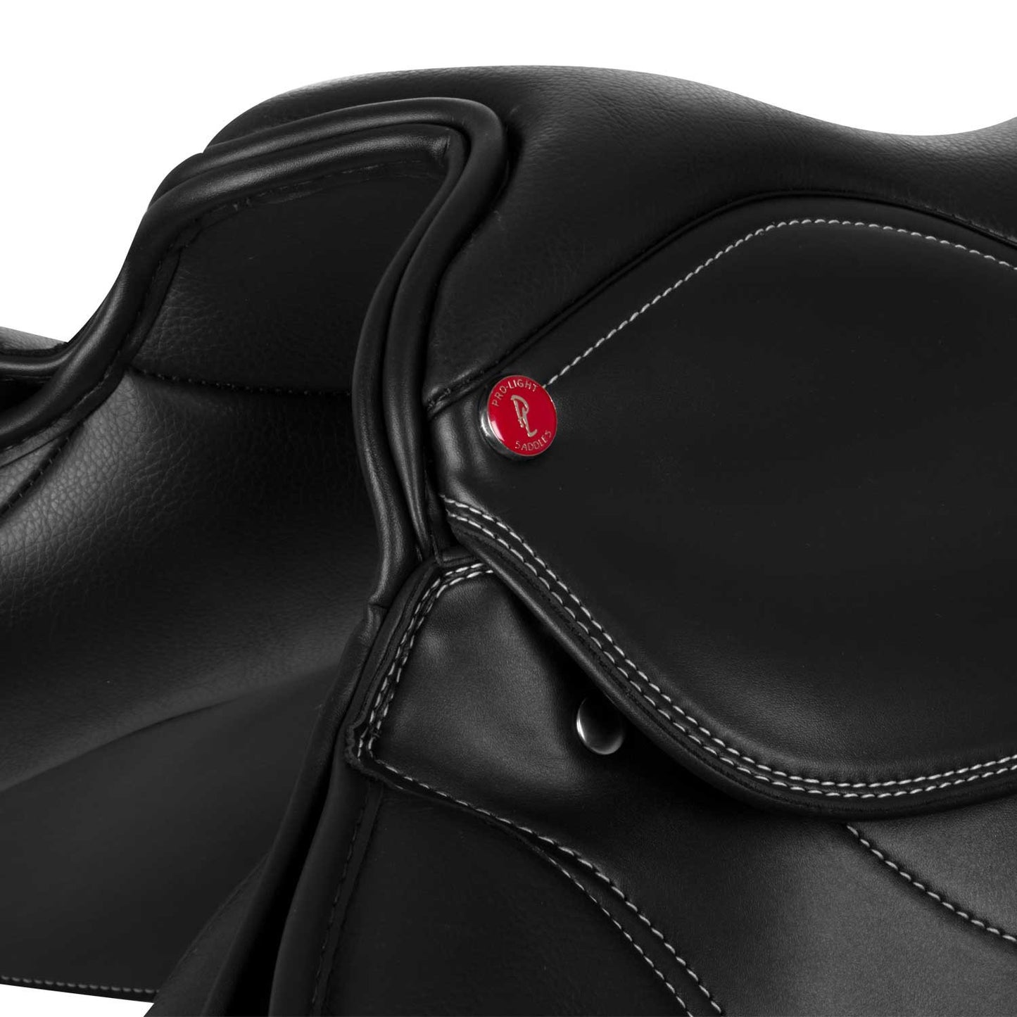 Silla de salto Roma en cuero PU Pro-Light - Negro