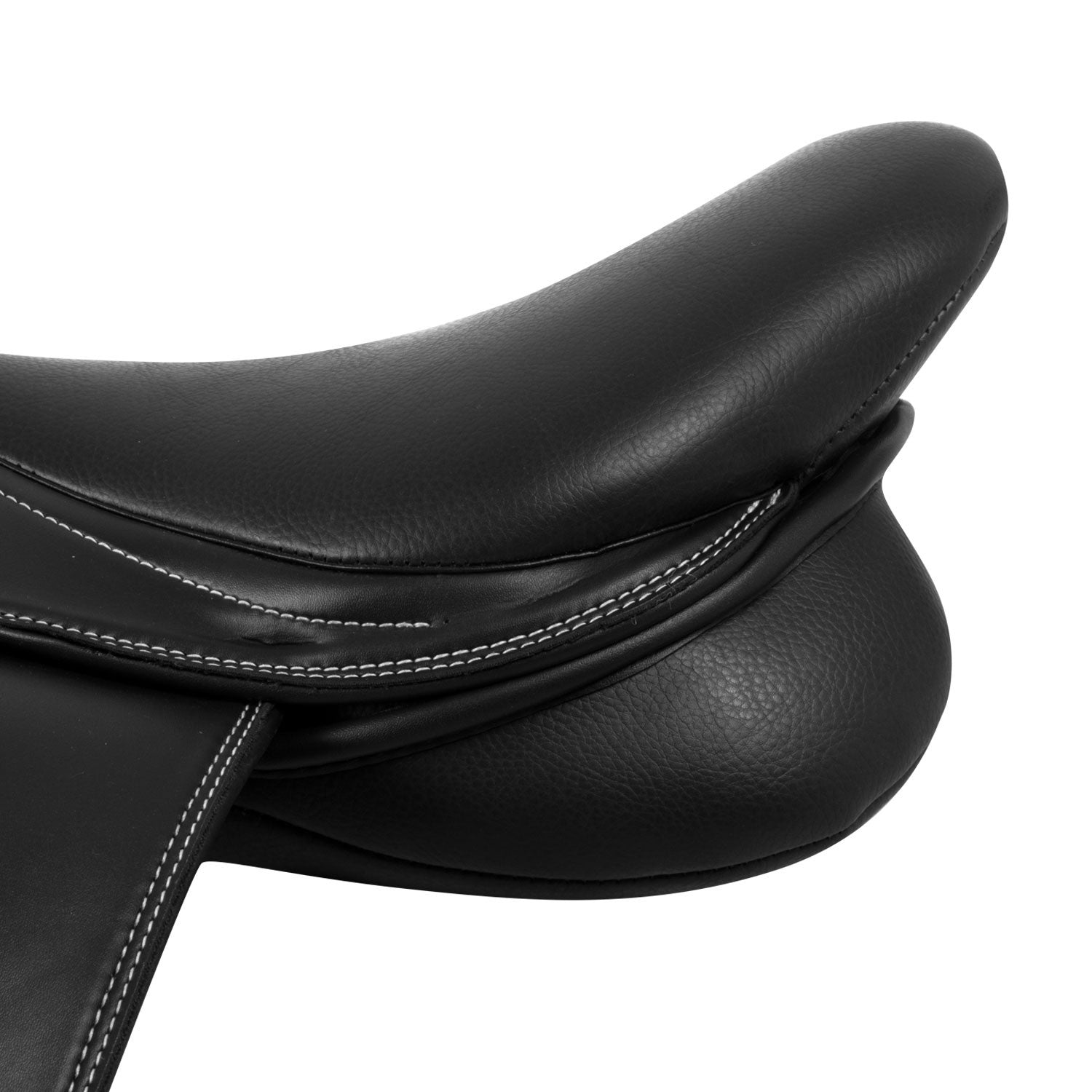 Silla de salto Roma en cuero PU Pro-Light - Negro