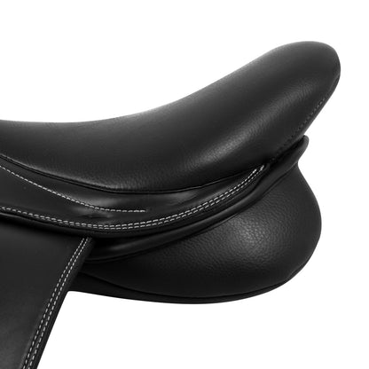 Silla de salto Roma en cuero PU Pro-Light - Negro