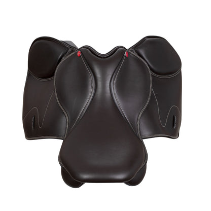 Silla de salto Roma en cuero PU Pro-Light - Marrón