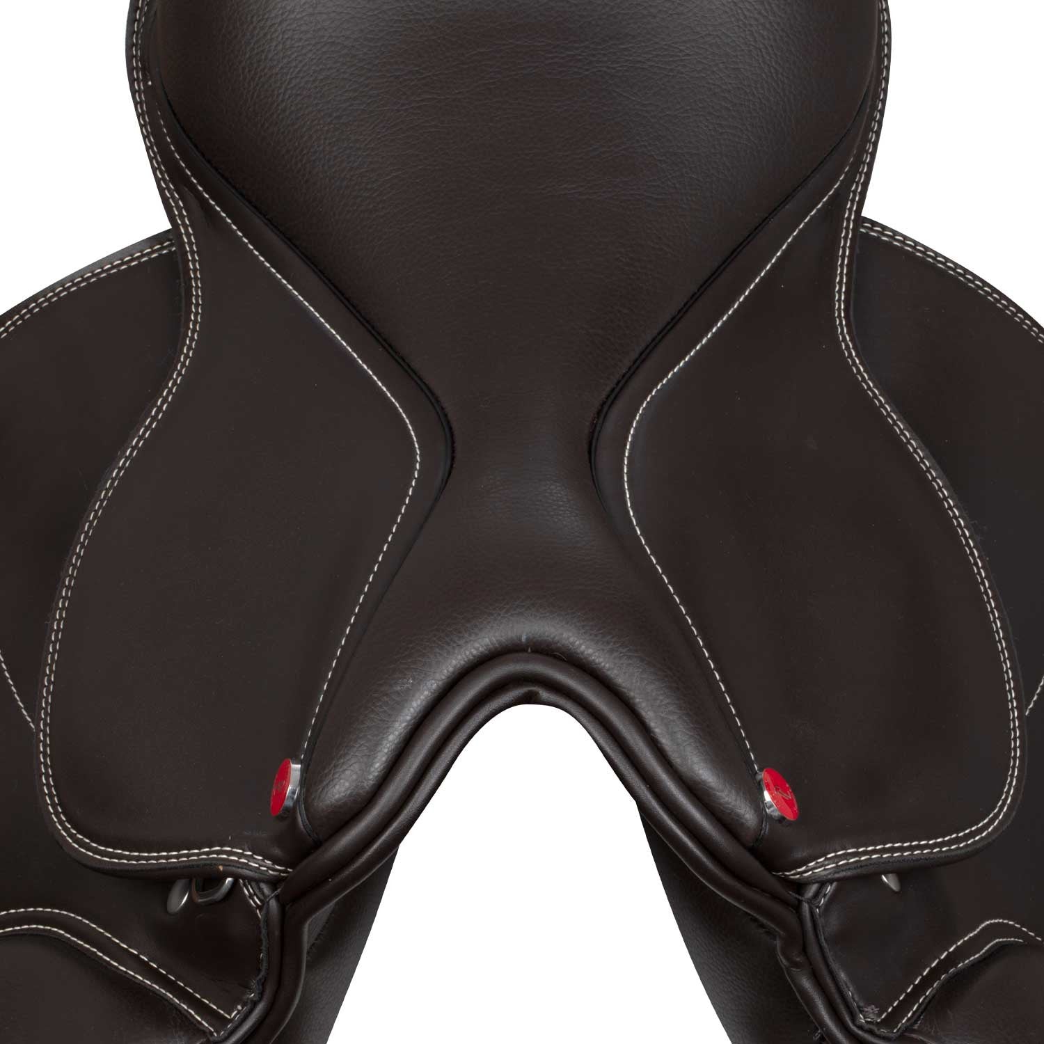 Silla de salto Roma en cuero PU Pro-Light - Marrón