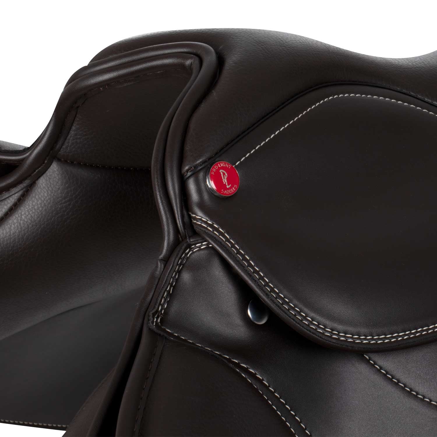 Silla de salto Roma en cuero PU Pro-Light - Marrón