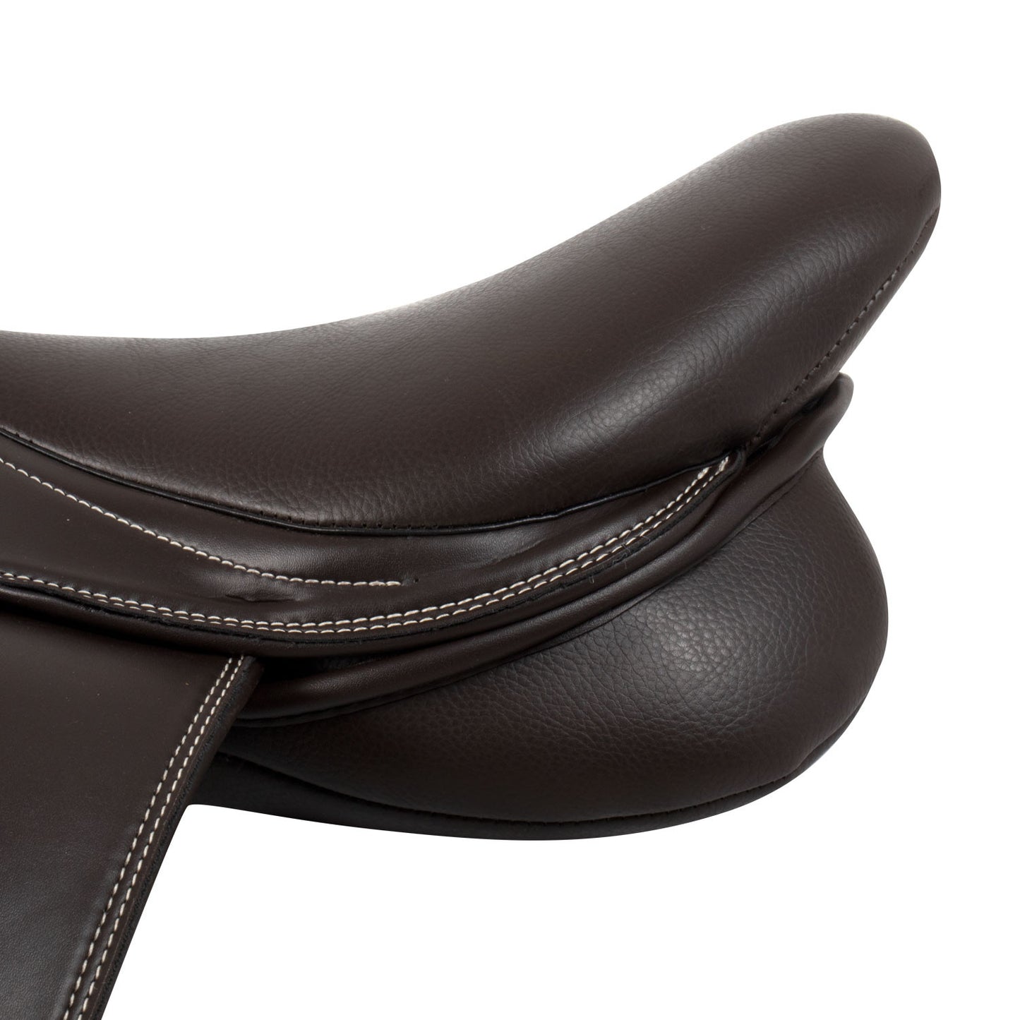 Silla de salto Roma en cuero PU Pro-Light - Marrón