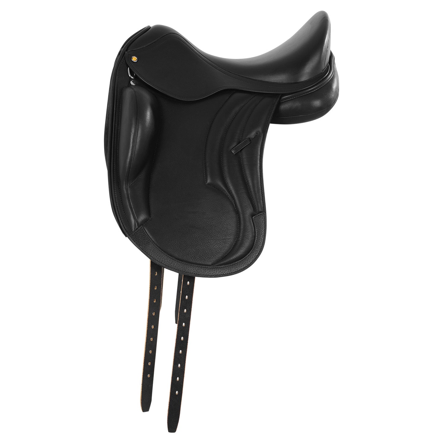 Silla de doma monafaldón de cuero Equestro