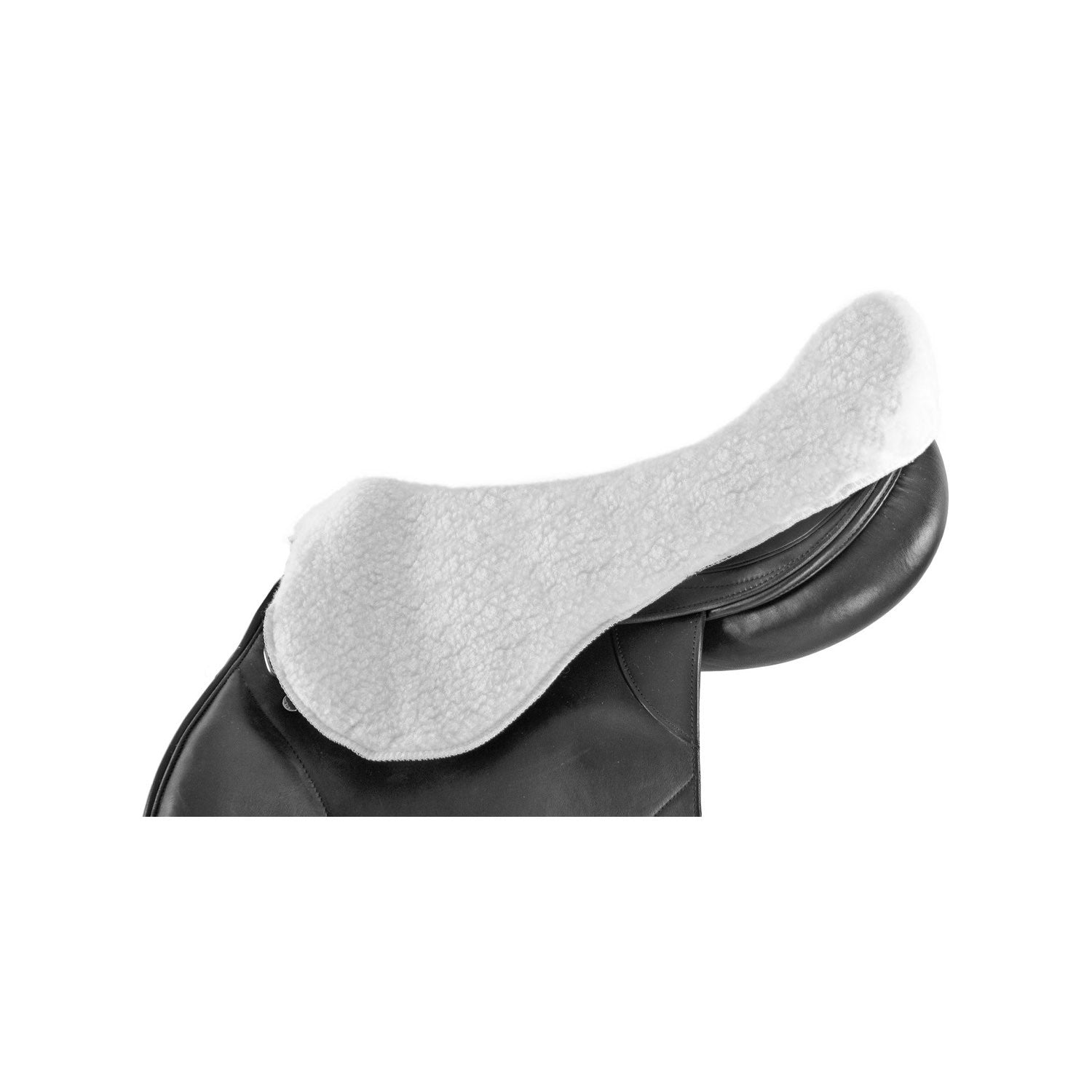 Funda de asiento inglesa sintética Umbria Equitazione - Blanco