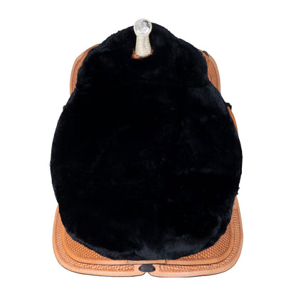 Funda de asiento western borrego Pool's - Negro
