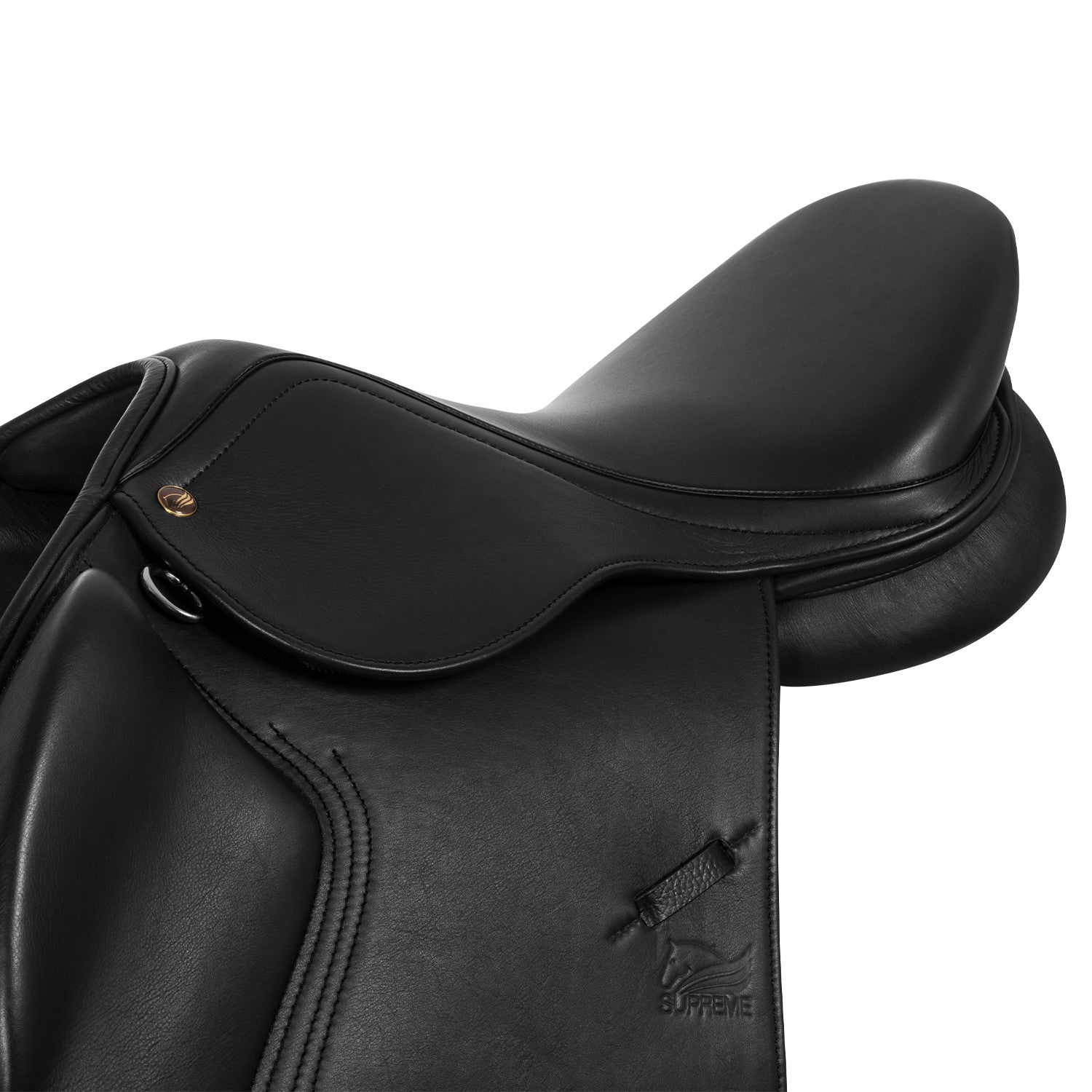 Silla de salto en cuero forrada modelo Sydney Supreme - Negro