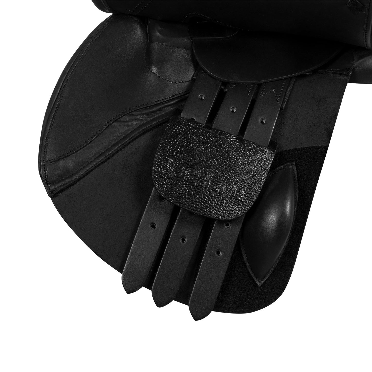 Silla de salto en cuero forrada modelo Sydney Supreme - Negro
