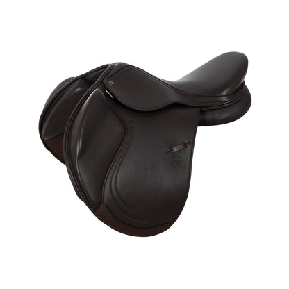 Silla de salto en cuero forrada modelo Sydney Supreme - Marrón oscuro