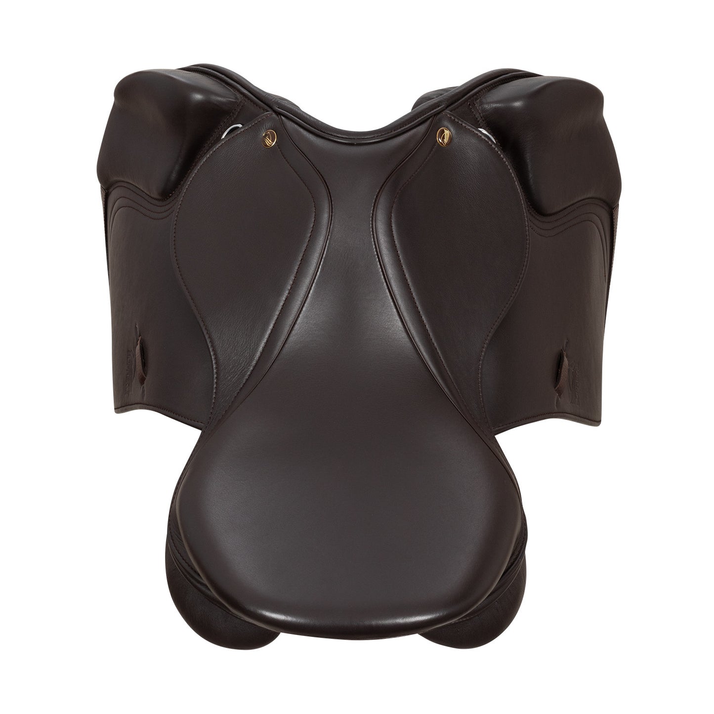 Silla de salto en cuero forrada modelo Sydney Supreme - Marrón oscuro