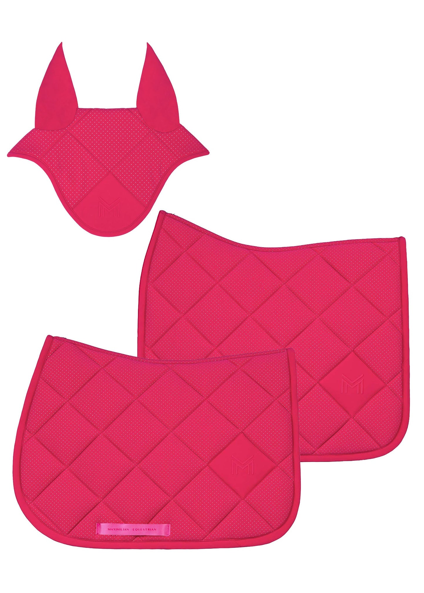 Producto ecuestre Maximilian Equestrian Aeris Ear Bonnet (Cranberry) detalle 3