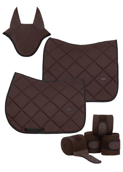 Producto ecuestre Maximilian Equestrian Crew Jumping Saddle Pad (Chocolate) detalle 5