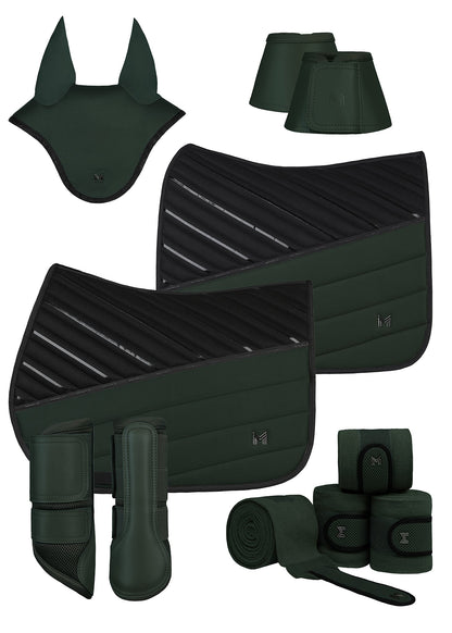 Producto ecuestre Maximilian Equestrian Ego Ear Bonnet (Hunter Green) detalle 3