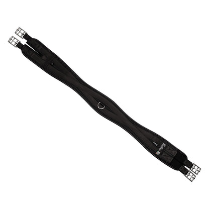 Cinchón de neopreno con elásticos Umbria Equitazione - Negro