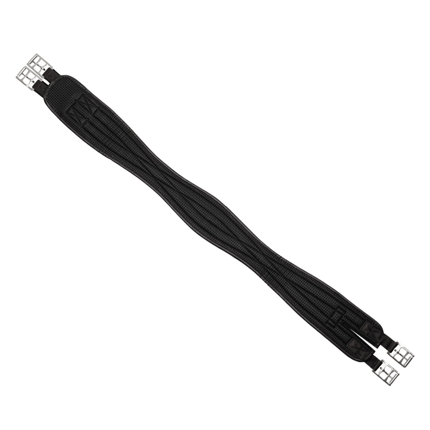 Cinchón de neopreno con elásticos Umbria Equitazione - Negro