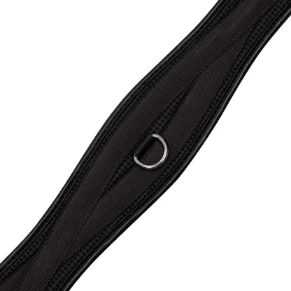 Cinchón de neopreno con elásticos Umbria Equitazione - Negro