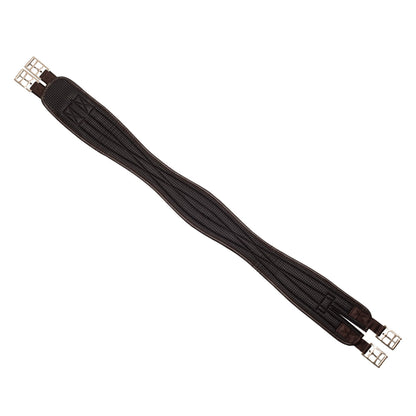 Cinchón de neopreno con elásticos Umbria Equitazione - Marrón