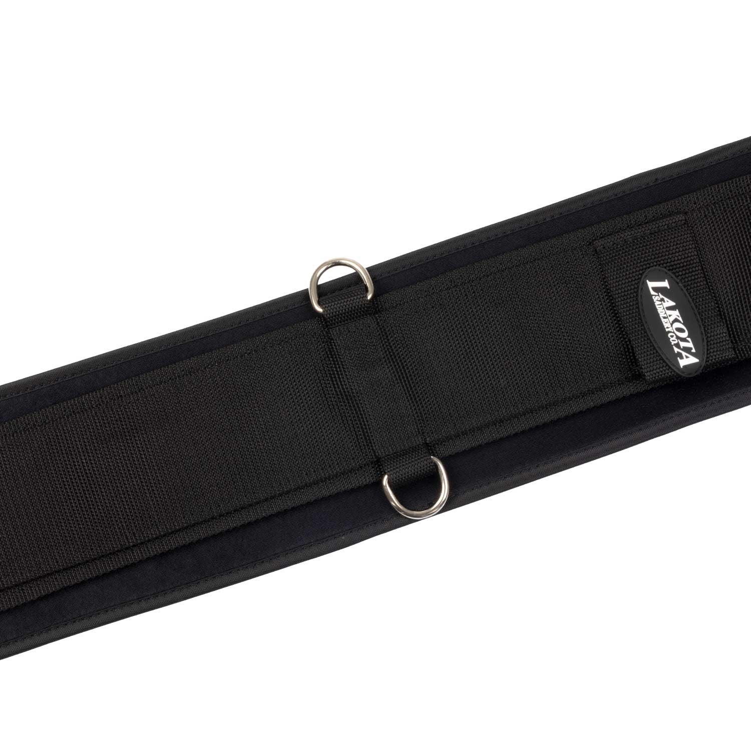 Cinchuelo de neopreno con hebillas de acero inoxidable Lakota - Negro