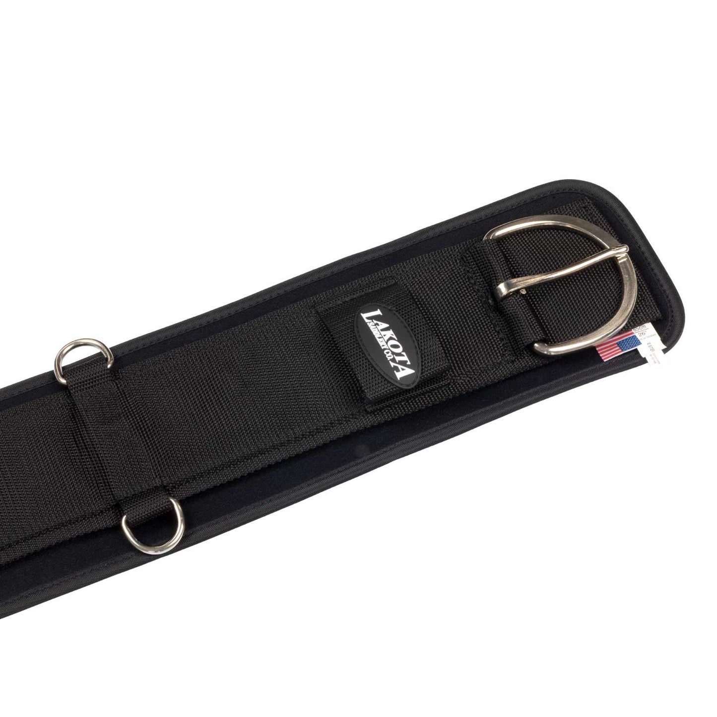 Cinchuelo de neopreno con hebillas de acero inoxidable Lakota - Negro