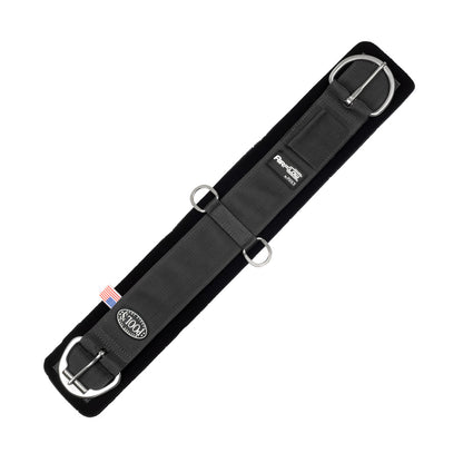 Cincha Pool's Airflow neopreno con cierre de velcro y hebilla de rodillo de acero inoxidable