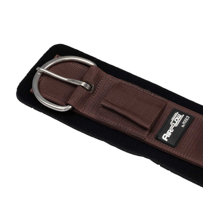 Cincha Pool's Airflow neopreno con cierre de velcro y hebilla de rodillo de acero inoxidable - Marrón