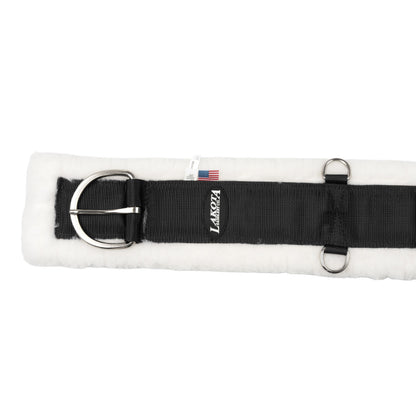 Cinch western de nailon con lana sintética y hebillas de hierro Lakota - Negro