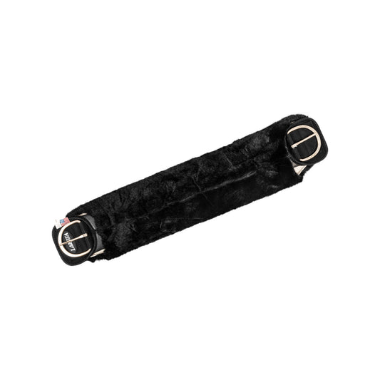 Funda para cincha western en borreguillo sintético Burioni - Negro