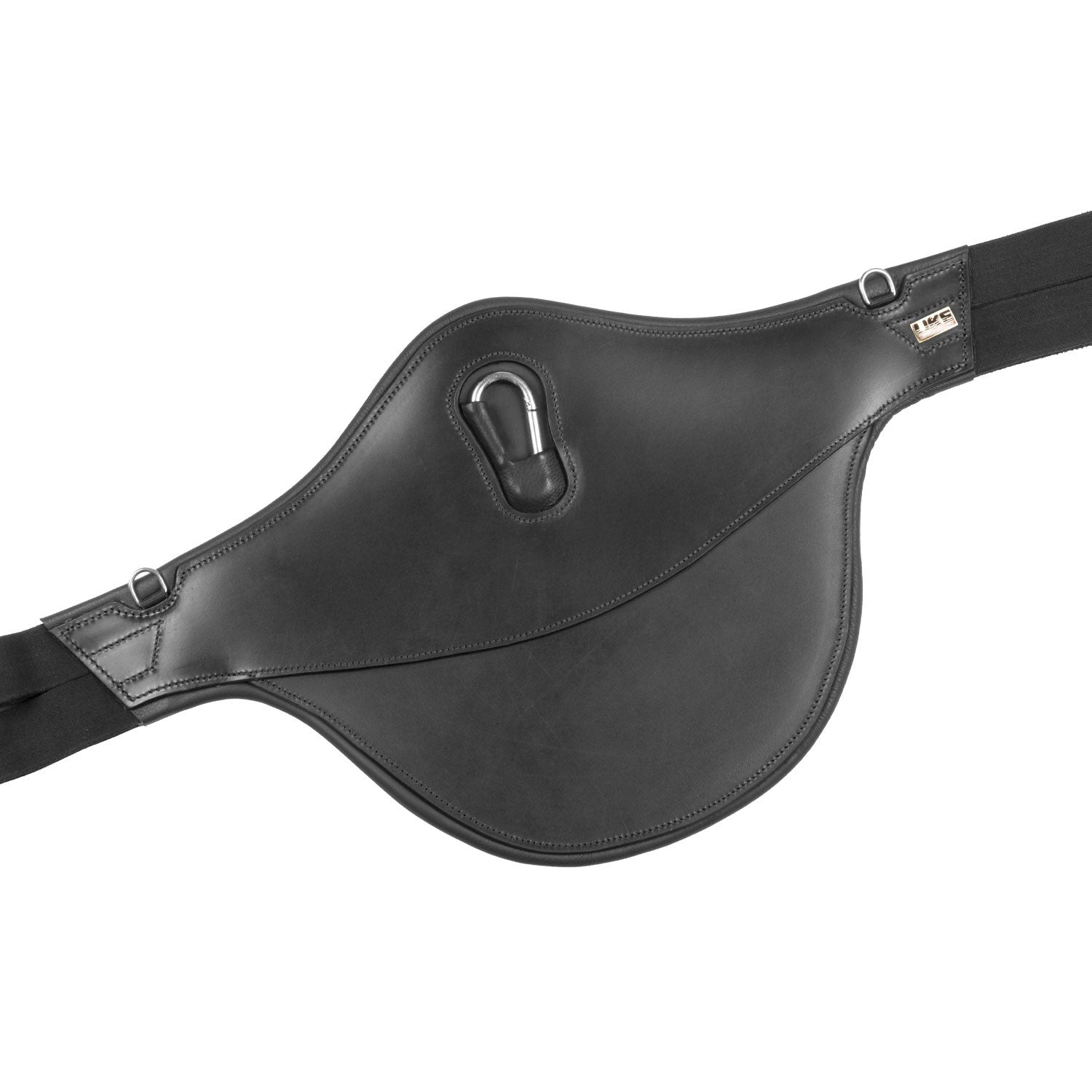 Cincha de cuero con salva-ramplones Supreme - Negro