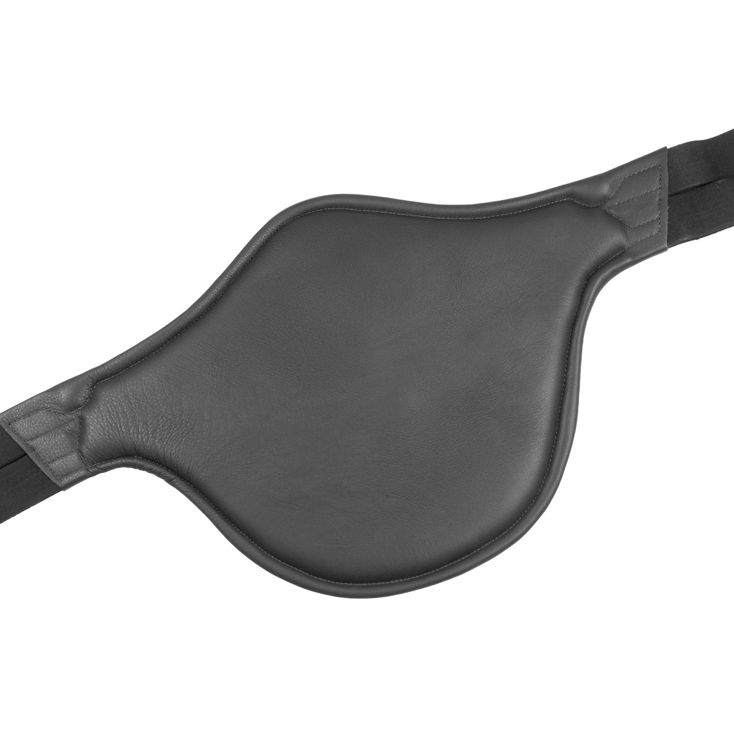 Cincha de cuero con salva-ramplones Supreme - Negro