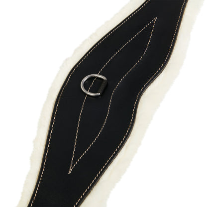 Cinchuelo de salto con corderito sintético Equestro - Negro