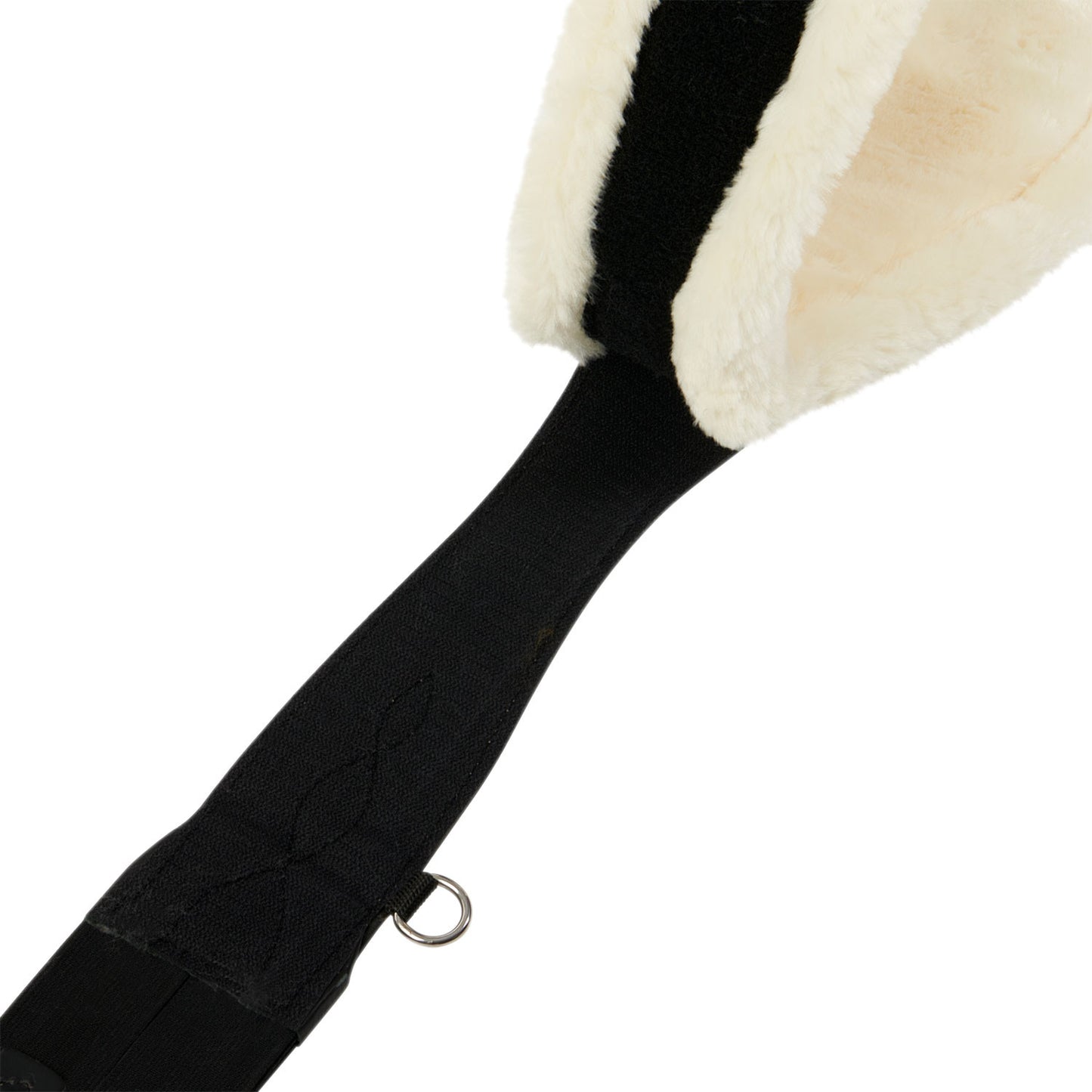 Cinchuelo de salto con corderito sintético Equestro - Negro