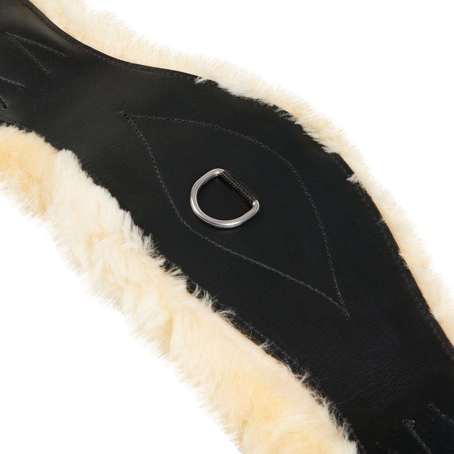 Cinchuelo de cuero para doma Equestro - Negro