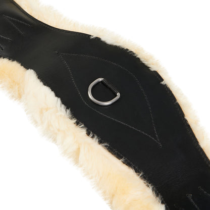 Cinchuelo de cuero para doma Equestro - Negro